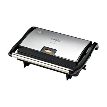 Imagem de Mini Grill Taste Grill 800W Elgin Duplo sistema de aquecimento Acabamento em Inox 127V