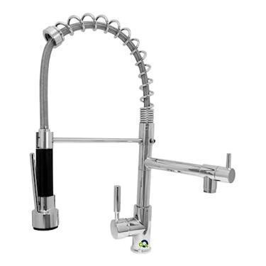 Imagem de Torneira Monocomando gourmet de cozinha Misturador spray