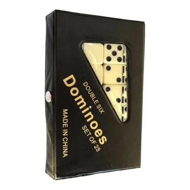 Imagem de Dominó com Estojo de PVC Preto N234568-7 - Quanhe