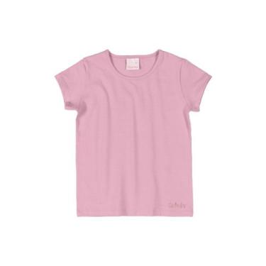 Imagem de Camiseta Menina Quimby Em Cotton - Rosa
