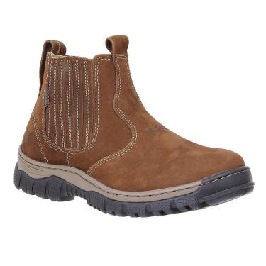 Imagem de Botina Unissex Marrom com Elástico Zebu 27726