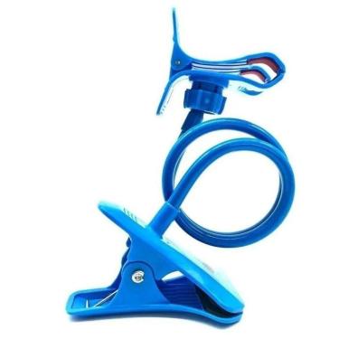 Imagem de Suporte Celular Universal Flexível Pescoço Ganso Azul