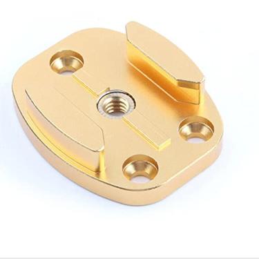 Imagem de Base de suporte de placa de tripé de sessão de liga para GoPro Hero 9 8 7 360oner acessório de peça de reposição