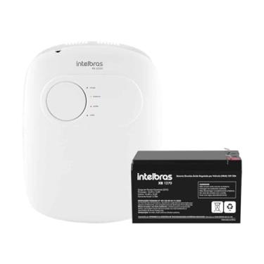 Imagem de Fonte de Alimentação para Fechadura Intelbras Fa 1220 S 2a Ininterrupta + Bateria Intelbras 12v Xb 1270 Preto