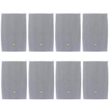 Imagem de Kit 8 Caixas JBL C521B Passiva Branca - 40 Watts RMS