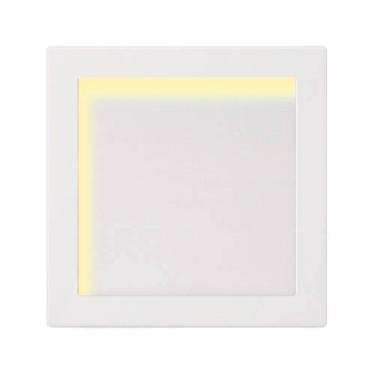 Imagem de Plafon sobrepor Philips quadrado 12W amarela 3000K BV 17x17