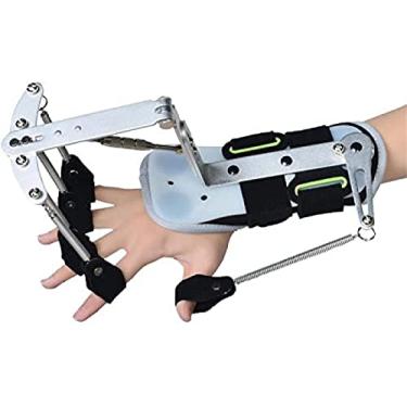 Imagem de Corretor de pulso e dedo Órtese dinâmica de dedo Órtese de dedo de pulso Tala de dedo Órtese dinâmica Ferramenta de treinamento de reparo de mão usada para cuidados com as mãos