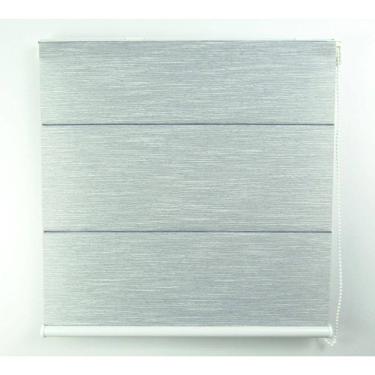 Imagem de Cortina Romana Napoles Translúcido Crisdan 1,80 Largura X 1,50 Altura Cinza