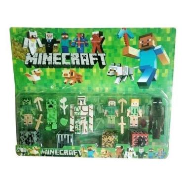 Imagem de Brinquedo Minecraft Cartela 19 Peças