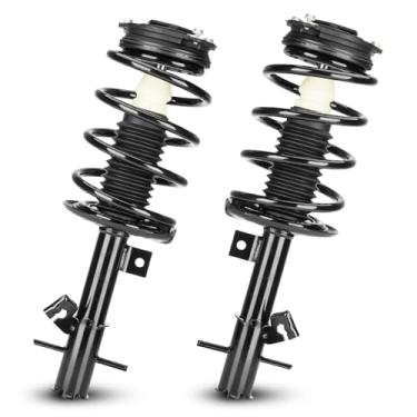 Imagem de Conjunto de mola helicoidal de amortecedor dianteiro completo compatível com Nissan Sentra 2007-2012, 172378 172379 (conjunto de 2)