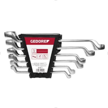 Imagem de Jogo de Chave Estrela  3/8" A 1" 6 Peças Cromo-Vanadium Gedore Red