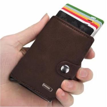 Imagem de Carteira Masculina Automatica Pop Up Feminina Rapida Mágica-Masculino
