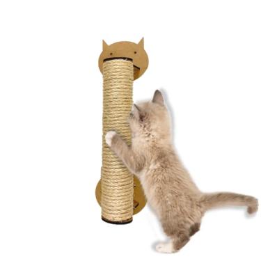 Imagem de Poste Arranhador 30cm Para Gatos Em Sisal Desgaste De Unhas Antiestresse