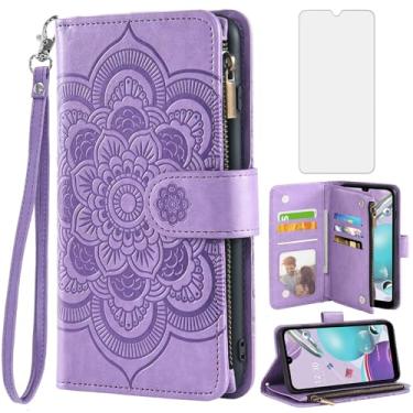 Imagem de Capa de telefone para LG Aristo 5/K31/Fortune 3/Phoenix 5/K8x/Tribute Monarch/Risio 4 capa carteira com protetor de tela flip porta-cartão celular LGK31 Rebel K 31 31K Aristo5 Plus Astro 5+ Risio4