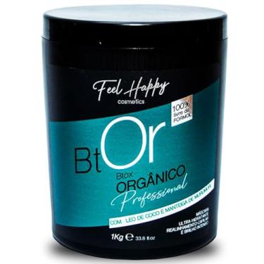 Imagem de Mascara Capilar Anti Frizz BTox Sem Formol 1000gr Feel Happy