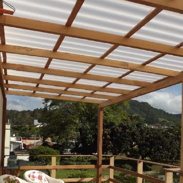 Imagem de Telha 2,44 X 0,50 Fibra de Vidro Incolor/Transparente