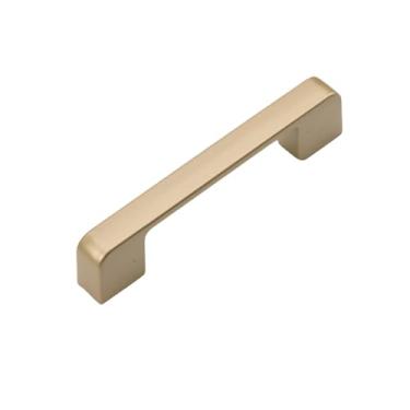 Imagem de Puxador de móveis de liga de alumínio dourado maçaneta da porta do armário de cozinha único furo botão da gaveta do guarda-roupa redondo, 4