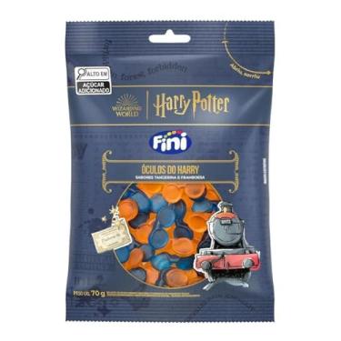 Imagem de Bala Fini Harry Potter Óculos do Harry sabores Tangerina e Framboesa 70g