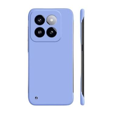 Imagem de Capa ultrafina sem moldura para PC para Xiaomi MI 14 12 13 11T 10T 9T Pro 12 11 Lite 5G NE 13 12S Capa de telefone rígida fosca ultra colorida, roxo claro, para 12 Pro, 12S Pro