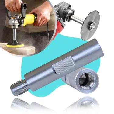 Imagem de Haste Alongador Prolongador Extensão 8cm Parafuso M10 / M10 pra Politriz Rotativa Esmerilhadeira Lixadeira Soquete Adaptador