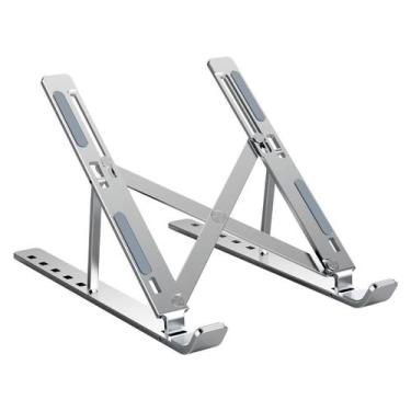 Imagem de Suporte Dobrável Tablet Metal Ergonômico Ajustável - Bellator