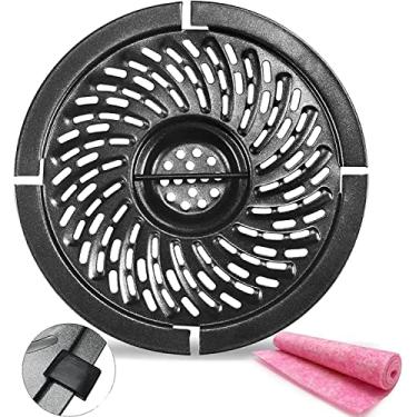 Imagem de Power Dash Chefman 2QT Redondo Antiaderente Air Fryer Grill Pan Rack com Pés de Borracha, Placa de Grelha Placa Crisper para Acessórios Air Fryer, Lavável na Lava-Louças