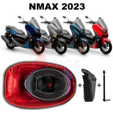 Imagem de Forro Nmax 2023 Connected Standard Vermelho Guidão 1 Antena - Jaspe At