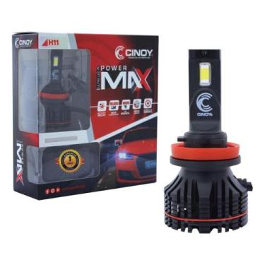 Imagem de Par Lâmpada Ultra Led Power Max Farol 10000 lumens 12v 24v H1 H3 H7 H8