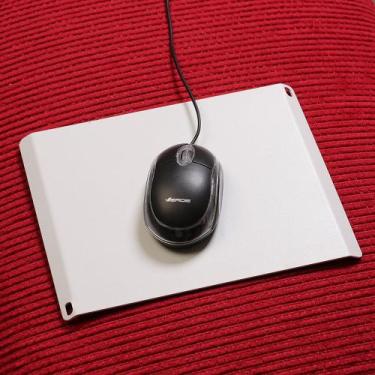 Imagem de Mouse Pad Hard - Rígido para Cama ou sofá em Alumínio-Branco - Maxx Di