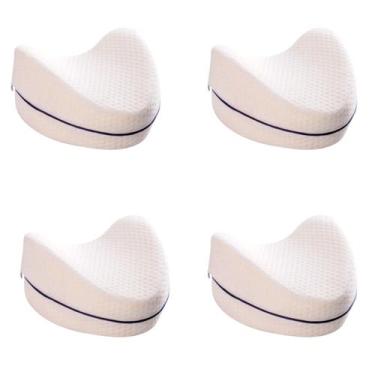 Imagem de kit 4 travesseiro almofada de postura para perna joelho pes ortopetico