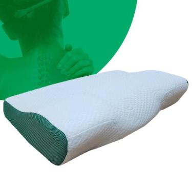 Imagem de Travesseiro Cervical Alivio Dores No Pescoço Ombros E Coluna - Vitason