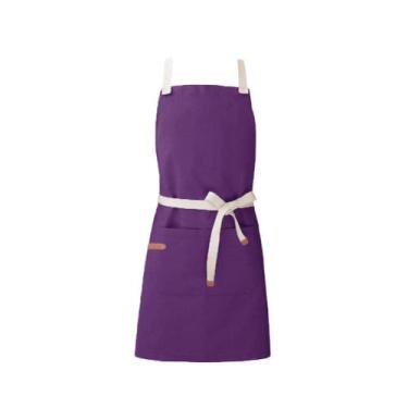 Imagem de Avental Roxo Açai Algodao Vegano Sorveteria Doceria Bistro - CASACHA