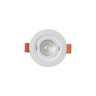 Imagem de Spot de Led Blumenau Slim Redondo 3W Bivolt, 3000K LUZ AMARELA