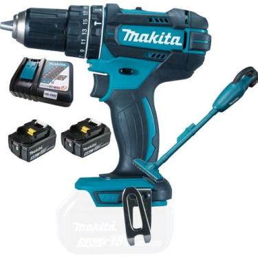 Imagem de Furadeira Parafusadeira 18v Dhp482 2x5ah + Aspirador Makita