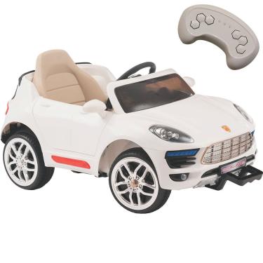 Imagem de Carro Eletrico Biemme Car One PS Porsche Branco 12V Controle