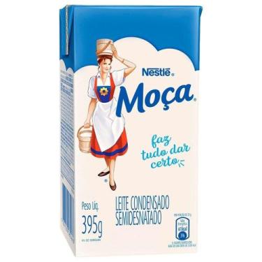 Imagem de Leite Condensado Moça Semidesnatado 395g - Embalagem com 27 Unidades -