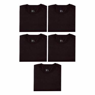 Imagem de Kit 5 Camisetas Básicas Reserva, GGG, Preto