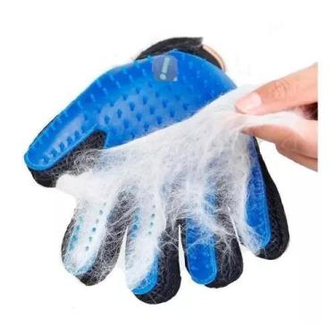 Imagem de Luva Escova Removedora de Pelos Para Cães Gatos e Pets - Online