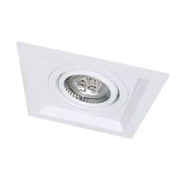 Imagem de Embutido PAR30 Quadrado Recuado Branco Click E27 - Impacto - 1043/1-BT