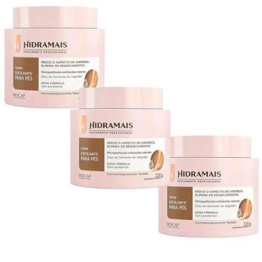 Imagem de Kit 3 Creme Desodorante Esfoliante para Pés 220g Hidramais