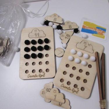 Imagem de Nuvens E Números Brinquedos Pedagógicos - Fabricante próprio