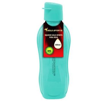 Imagem de Garrafa Squeeze Gold Sports Resistente - BPA FREE 900ml, Verde, Unisse