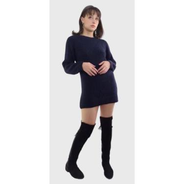 Imagem de Vestido Azul Marinho - Tomasini tricot