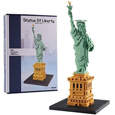 Imagem de LUKHANG Exquisite Big Architecture Lady Liberty Statue Micro Building Blocks Set - 2810 PCS | Challenging Engaging | Highly Detailed Replica | Suitable for Adults | Great Gift