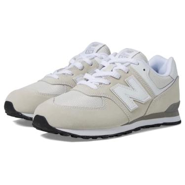 Imagem de New Balance Tênis infantil 574 V1 Lifestyle, Nimbus Cloud/Branco, 21