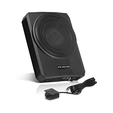Imagem de BOSS Audio Systems Subwoofer automotivo Elite SLIM10 amplificado – perfil baixo, subwoofer de 25 cm, controle remoto de subwoofer, para veículos que requerem graves com espaço limitado