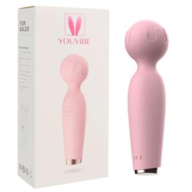 Imagem de Vibrador Feminino Varinha Mágica Sorvete 10 Velocidades Potente e Sile