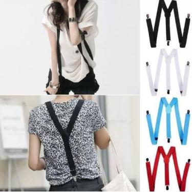 Imagem de Suspensórios Masculino E Feminino - Largo 2,5cm - Várias Cor - PL