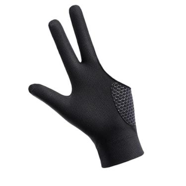 Imagem de Deevoka Luva de Sinuca 3 Dedos Acessório para Bilhar Profissional para Homens E Mulheres, Esquerda