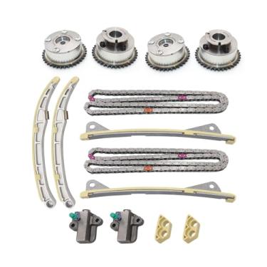 Imagem de Sekeseauto Kit de corrente de distribuição do motor com tensor e engrenagem adequado para Kia Sorento Sedona Stinger Telluride Cadenza K900 adequado para Hyundai Genesis Azera Palisade Santa 3.3L 3.8L